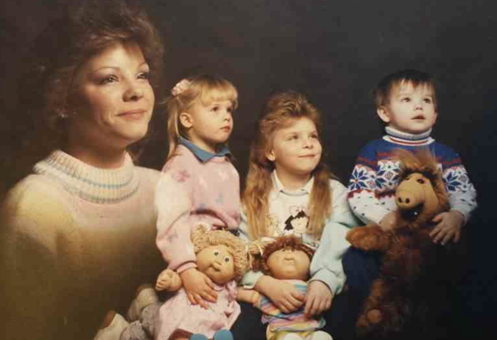 80s family portrait